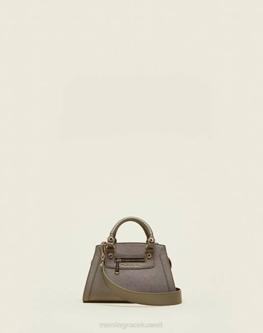 Manila Grace شنطة نحيف أنثراسايت حقيبة ميراما صغيرة Z2TJ567 Manila Grace شنطة نحيف أنثراسايت حقيبة ميراما صغيرة Z2TJ567