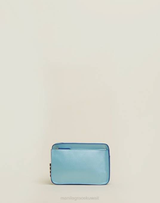 Manila Grace شنطة نحيف الغبار الأزرق حقيبة فلوريدا متوسطة الحجم Z2TJ576 Manila Grace شنطة نحيف الغبار الأزرق حقيبة فلوريدا متوسطة الحجم Z2TJ576